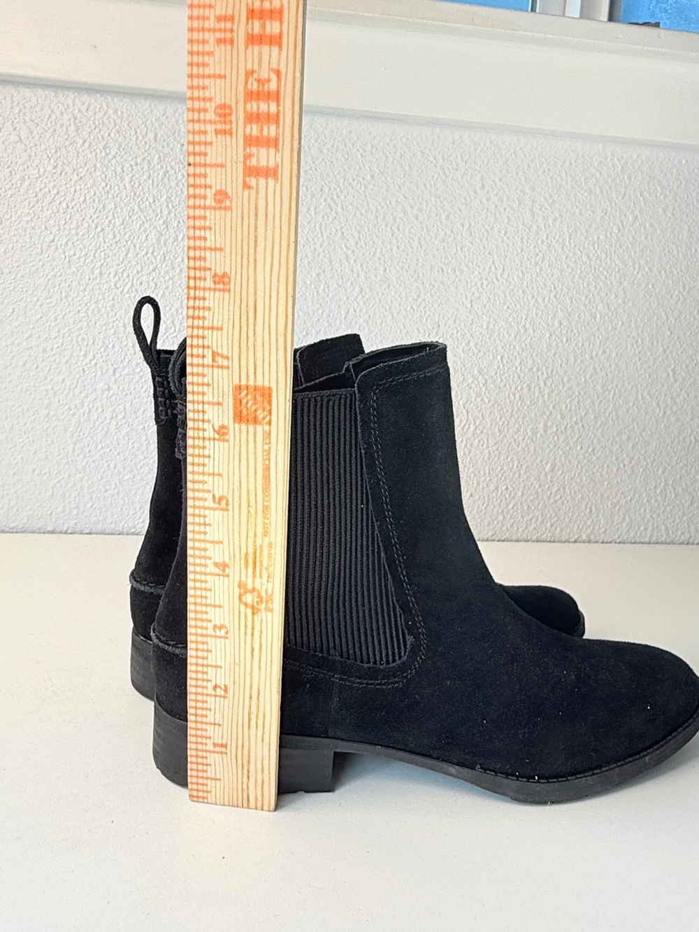 UGG Bonham III Chelsea Boots Black Waterproof Suede Womens 7.5 - Picture 4 of 14